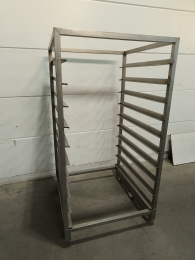 Rvs kar - 10 niveau (94x95cm) 
